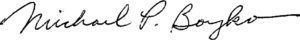 Mike Boyko signature